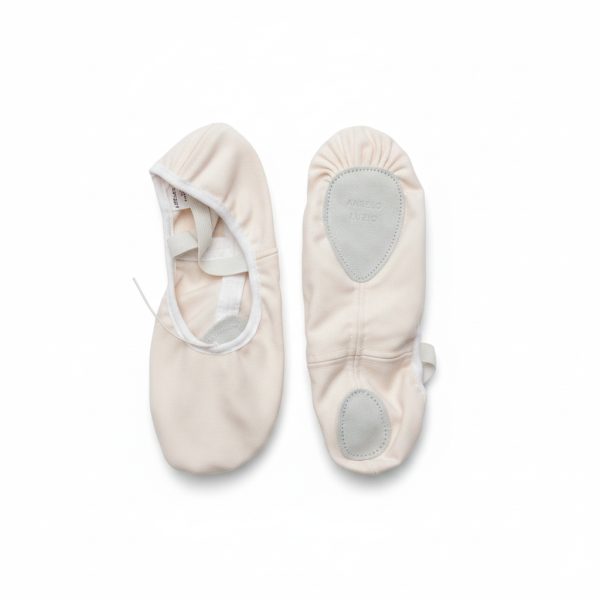 SPLIT-SOLE CANVAS BALLET SLIPPER BY ANGELO LUZIO - 246A