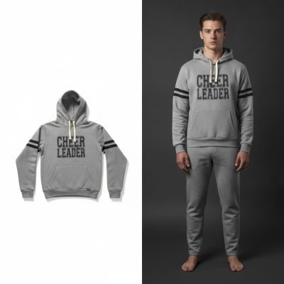 Stripe Hoodie Cheerleader - L
