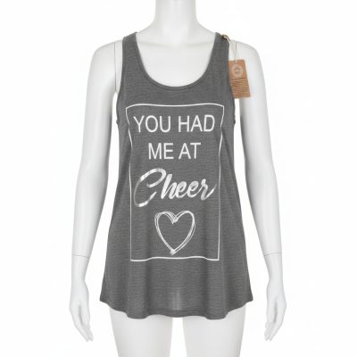 Tank Top - You had me at Dark Grey - L