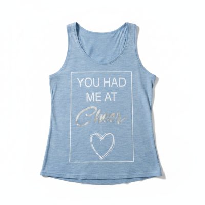 Tank Top You had me at - Light Blue M